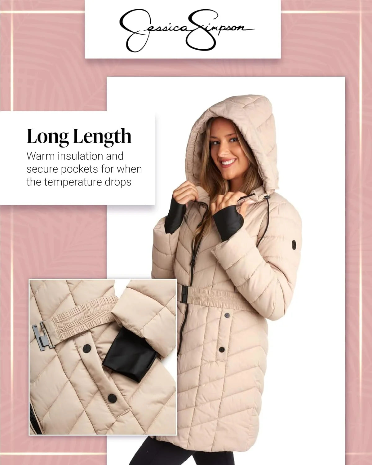 Women'S Winter Coat - Long Length Packable Quilted Puffer Jacket (S-3XL)